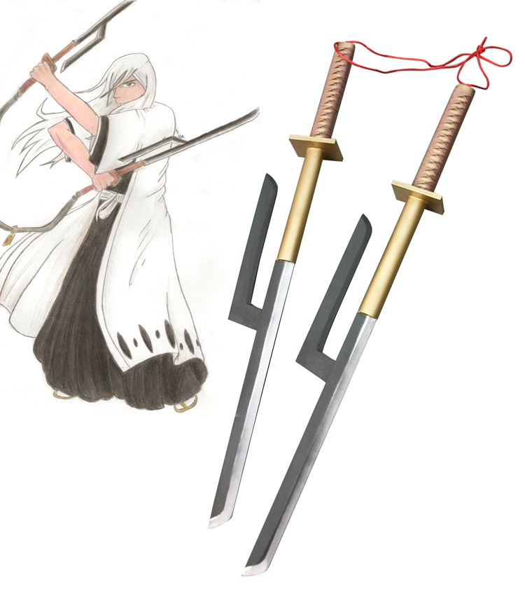 Bleach Jūshirō Ukitake Zanpakutou Sougyo no kotowari Cosplay Wooden Weapons